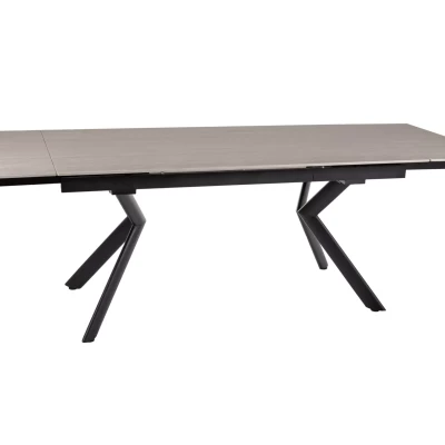 Ausziehbarer Esstisch 160(240)x90 RODMAN - beige / schwarz