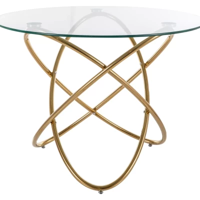 Designer-Glastisch ORLAN - Gold