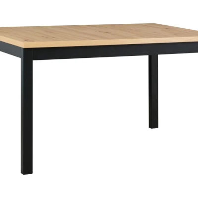 Esstisch 80x120 DOROTA 1S - Eiche Artisan / Schwarz
