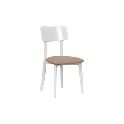 Esszimmerstuhl NINA 6 - weiß/braun