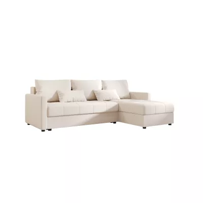 Schlafsofa ADELINDE – Creme, rechte Ecke