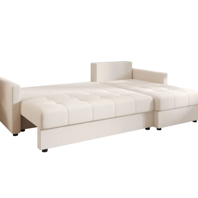 Schlafsofa ADELINDE – Creme, rechte Ecke