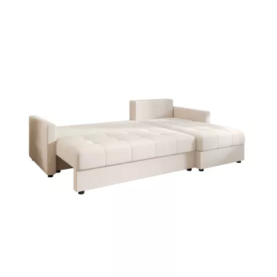 Schlafsofa ADELINDE – Creme, rechte Ecke