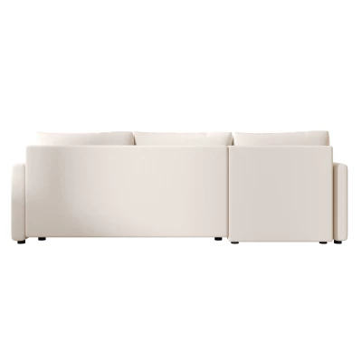 Schlafsofa ADELINDE – Creme, rechte Ecke