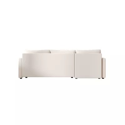 Schlafsofa ADELINDE – Creme, rechte Ecke