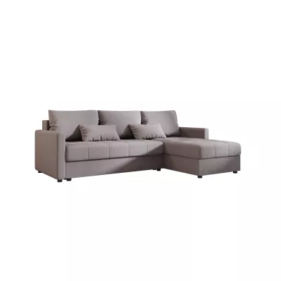 Schlafsofa ADELINDE - grau, rechte Ecke