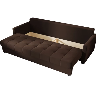 Schlafsofa ADELINDE - dunkelbraun