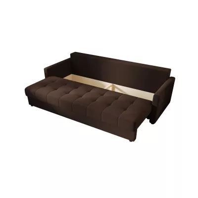 Schlafsofa ADELINDE - dunkelbraun