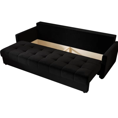 Schlafsofa ADELINDE - schwarz 2