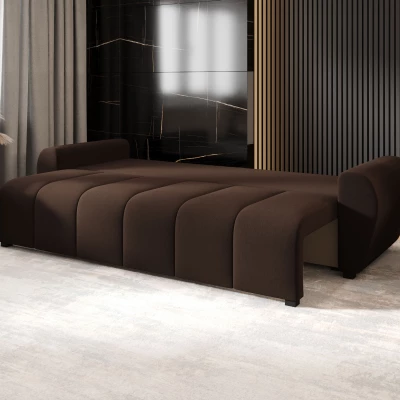 Schlafsofa LUKAVA - dunkelbraun