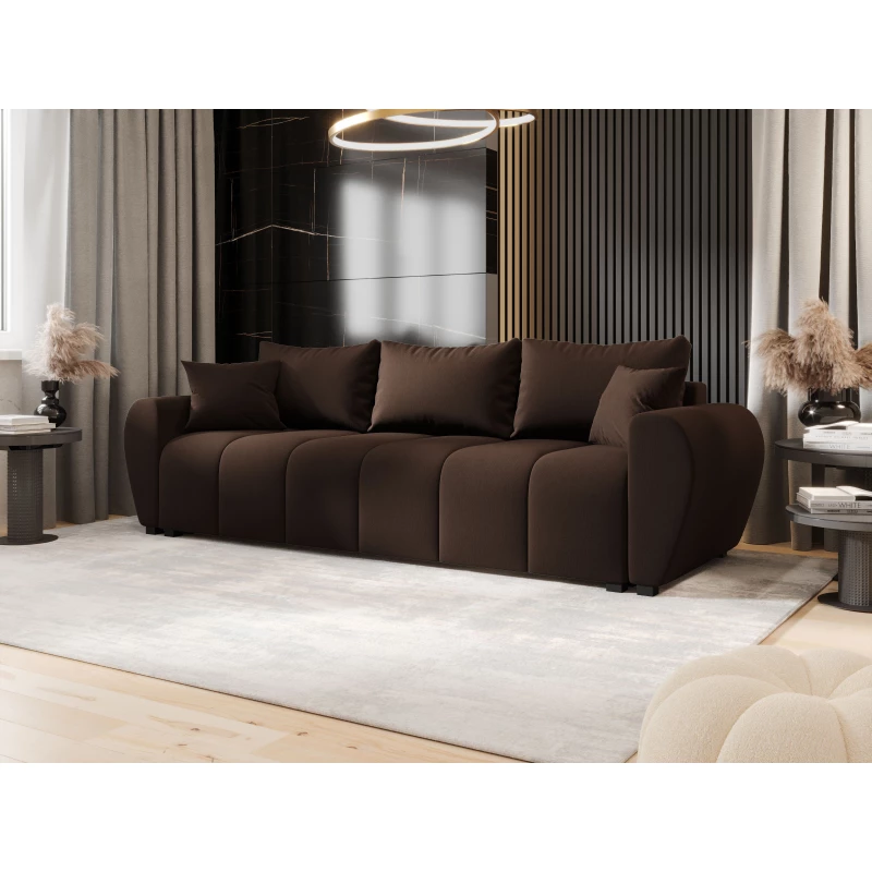 Schlafsofa LUKAVA - dunkelbraun