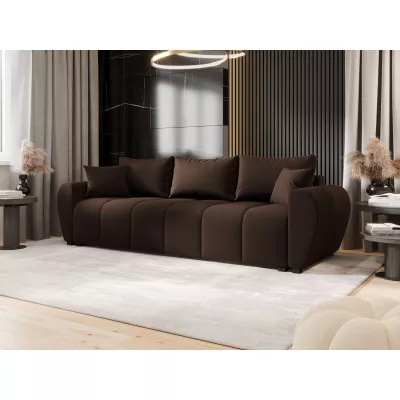 Schlafsofa LUKAVA - dunkelbraun