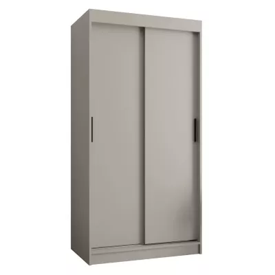 Kleiderschrank mit Schiebetüren 100 cm CASANDRA - Kaschmir
