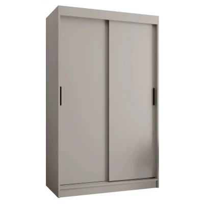 Kleiderschrank mit Schiebetüren 120 cm CASANDRA - Kaschmir