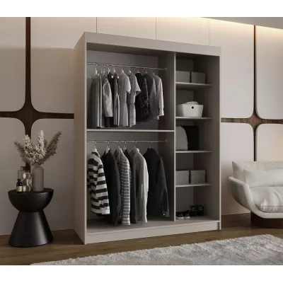 Kleiderschrank mit Schiebetüren 150 cm CASANDRA - Kaschmir