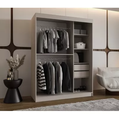 Kleiderschrank mit Schiebetüren 150 cm CASANDRA - Kaschmir