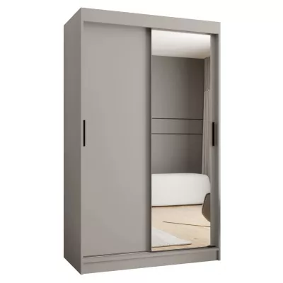 Zweitüriger Kleiderschrank 120 cm CASANDRA mit Spiegel - Kaschmir