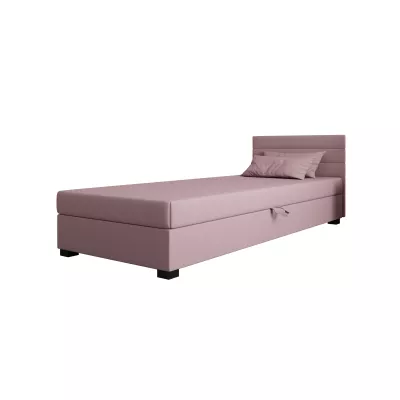 Polsterbett 80x195 KASANDRA 1 mit Stauraum - rosa
