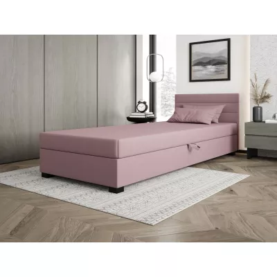 Polsterbett 80x195 KASANDRA 1 mit Stauraum - rosa