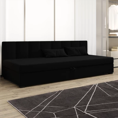 Einzelbett 100x195 MANKA BIZ 2 - schwarz