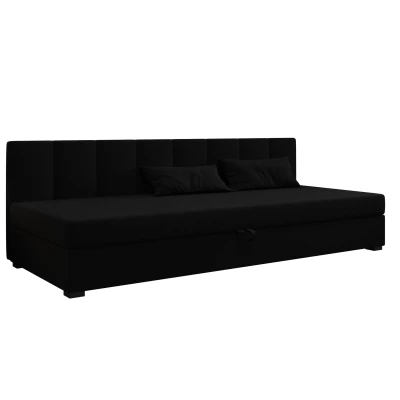 Einzelbett 110x195 MANKA BIZ 2 - schwarz