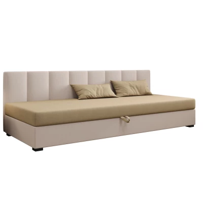Einzelbett 80x195 MANKA BIZ 2 - braun/ecru