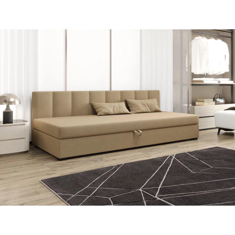 Einzelbett 90x195 MANKA BIZ 2 - braun