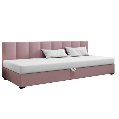 Einzelbett 80x195 MANKA BIZ 2 - rosa/weiß