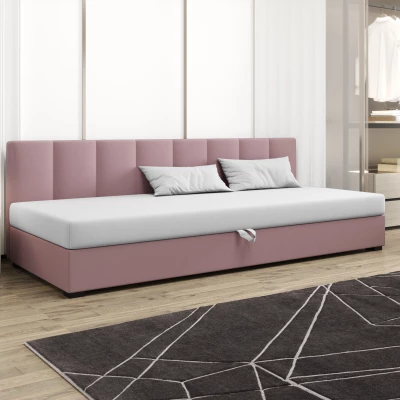 Einzelbett 80x195 MANKA BIZ 2 - rosa/weiß