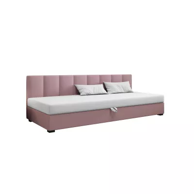 Einzelbett 90x195 MANKA BIZ 2 - rosa/weiß