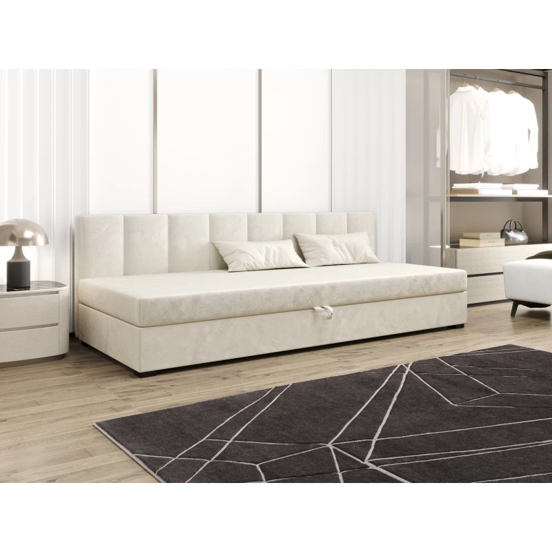 Einzelbett 110x195 MANKA BIZ 2 - ecru