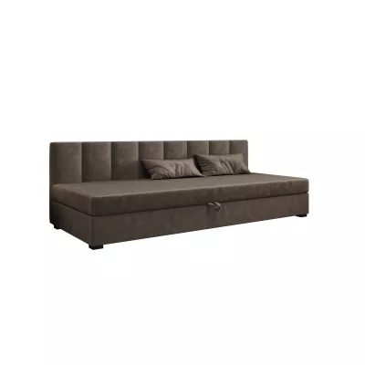 Einzelbett 80x195 MANKA BIZ 2 - dunkelbraun