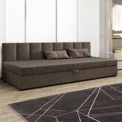 Einzelbett 80x195 MANKA BIZ 2 - dunkelbraun
