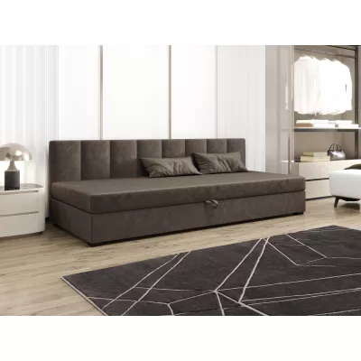 Einzelbett 110x195 MANKA BIZ 2 - dunkelbraun
