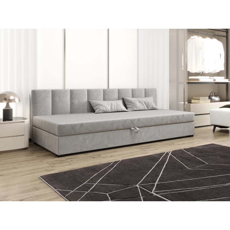 Einzelbett 120x195 MANKA BIZ 2 - hellgrau