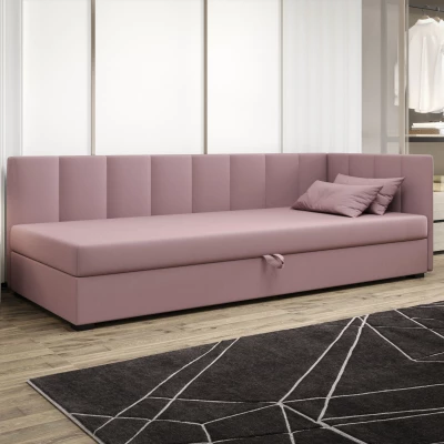 Einzelbett 110x195 MANKA PLUS 1 - rosa