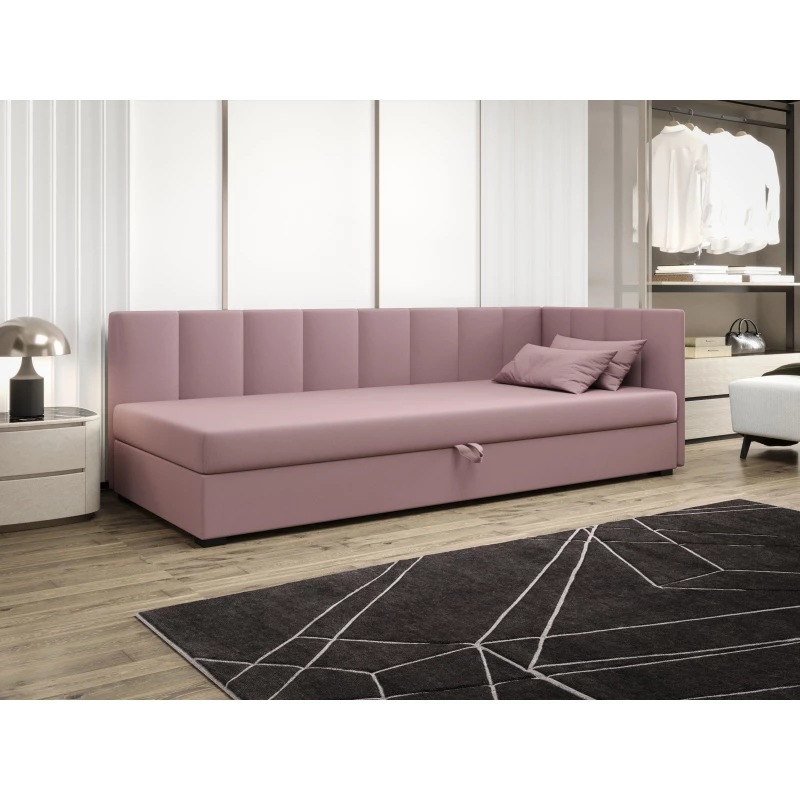 Einzelbett 80x195 MANKA PLUS 2 - rosa