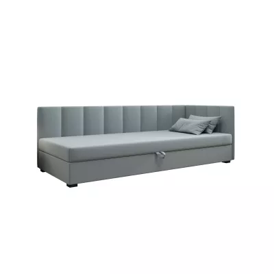 Einzelbett 80x195 MANKA PLUS 2 - blaugrau