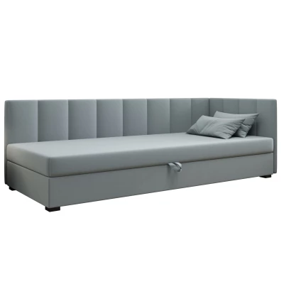 Einzelbett 120x195 MANKA PLUS 2 - blaugrau