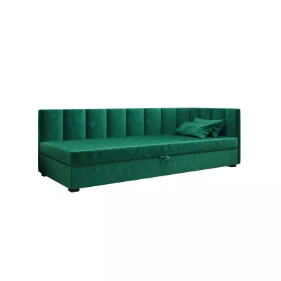 Einzelbett 80x195 MANKA PLUS 2 - grün