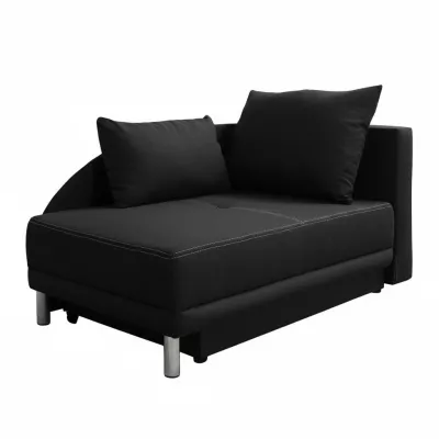 Kinderschlafsofa ANASTAZJA - schwarz, rechts