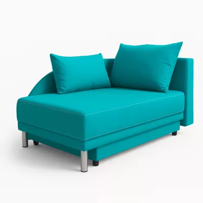 Kinderschlafsofa ANASTAZJA – hellblau, rechts