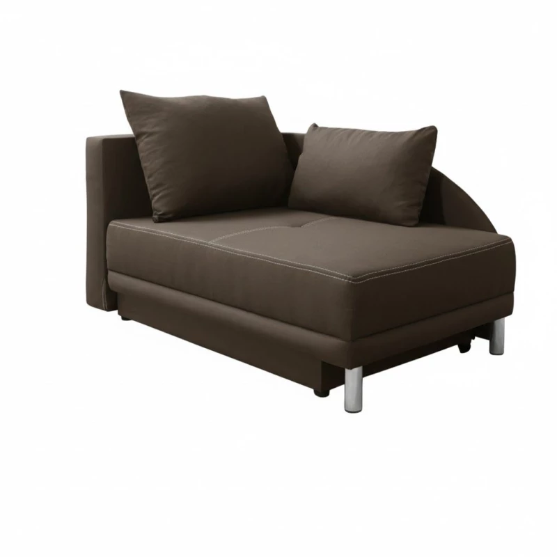 Kinderschlafsofa ANASTAZJA - braun, links