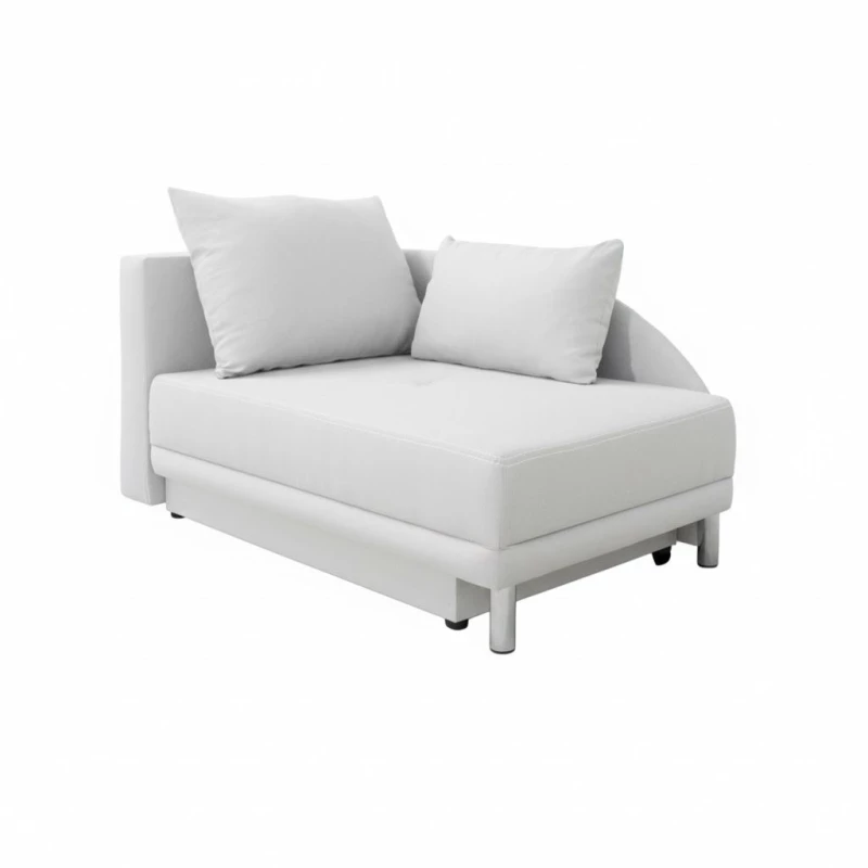 Kinderschlafsofa ANASTAZJA - weiß, links