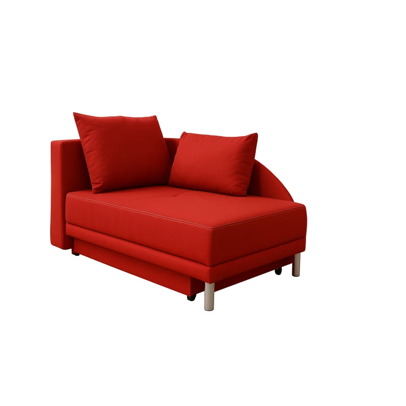Kinderschlafsofa ANASTAZJA - rot, links