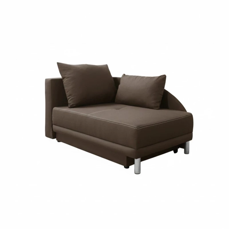 Kinderschlafsofa ANASTAZJA – dunkelbraun, links
