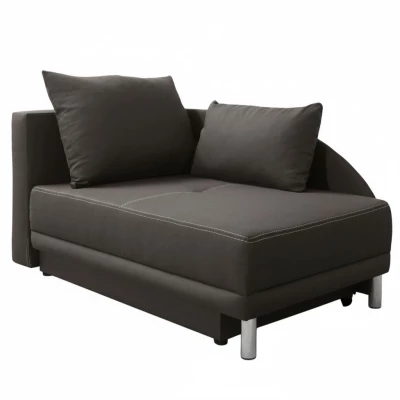Kinderschlafsofa ANASTAZJA – dunkelgrau, links