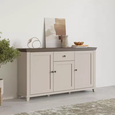 EROL Kommode – Beige/Dunin-Eiche
