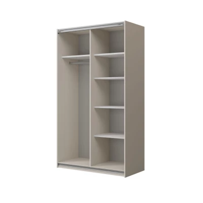 Kleiderschrank 120 cm DEVORAH mit Schiebetüren - Kaschmir