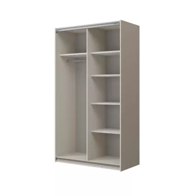 Kleiderschrank 120 cm DEVORAH mit Schiebetüren - Kaschmir